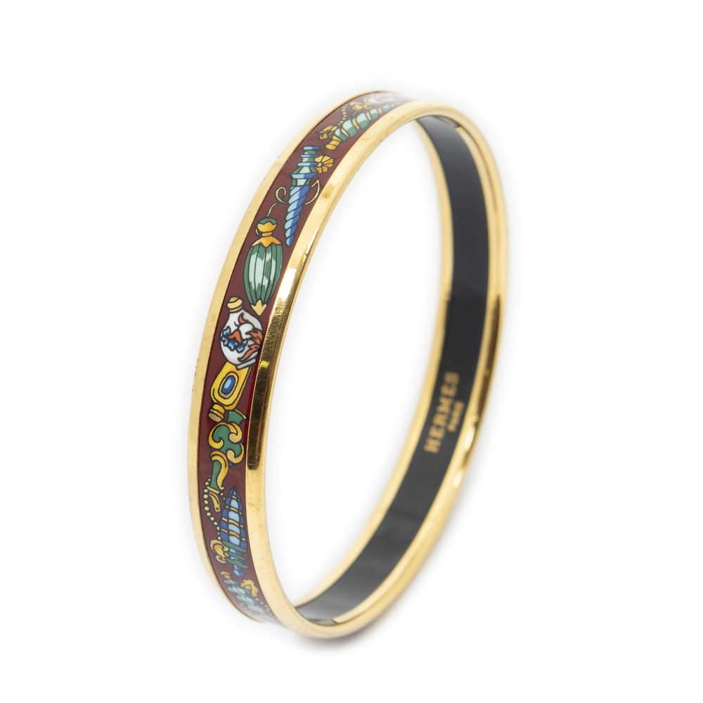 Hermes Enamel Bangle PM